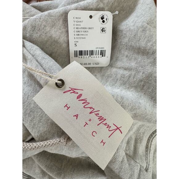 NWT FP Movement X Hatch Warm Up Jumpsuit Gray Long Sleeve Maternity Size Small - Picture 11 of 11